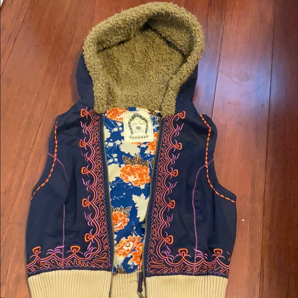 Free People Hooded Vest